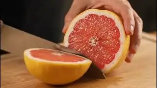 Grapefruit Cutting ASMR