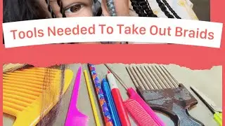 Braids takedown Tools! #braidsofinstagram #remove