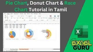 How To Make Pie, Donut & Race Chart In Excel? | Stunning Excel Graphs Explained