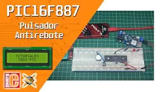 #010   Pulsador Antirrebote - Microcontrolador PIC #PIC #MICROCONTROLADOR #MIKROC #PROTEUS