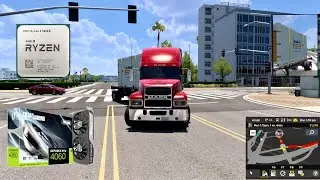 American Truck Simulator | Ryzen 5 5600X + RTX 4060 | Ultra Graphics Gameplay