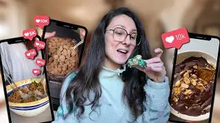 JE TESTE DES RECETTES VIRALES VEGETARIENNES (SAINES ET FACILES)
