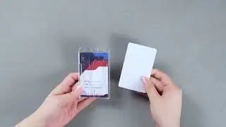 ID CARD HOLDER TRANSPARENT WITH RIBBON