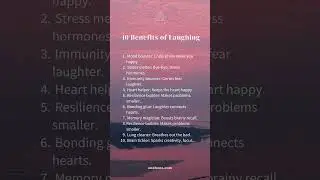 10 transformative benefits of a good laugh 🌟