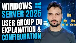 Active Directory OU, User & Group Creation | Domain Management Step-by-Step
