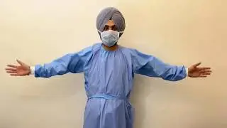 Bioflex Disposable Kurta Payjama for OPD (with poly apron)