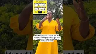 let's we all turn up together and we vote Aunt Enid Origumisiriza Atuheire on 15th January woman Mp