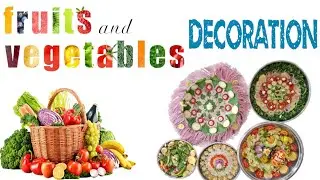 Fruit & vegetable decoration 2024-25 ! government secondary school vami#fruitdecoration  #vegetables