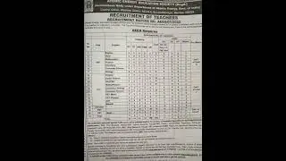 Various Teaching Vacancies in Atomic Energy Education Society...