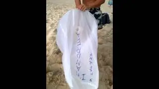 Phuket , Thailand ,  SKY LANTERN , PATONG BEACH , lanterna volante porta fortuna , 2016