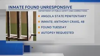 Inmate found dead inside Angola Prison cell, investigation underway