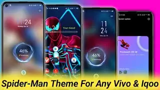 Free😮Spiderman Theme For android Phone | Vivo & Iqoo Mobile | Best Theme For Android 2022