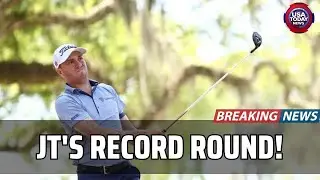 Justin Thomas Ties Course Record with 🔥 61 at RBC Heritage! । USA TODAY NEWS