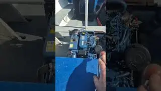 Sole Mini 33 test run after new water pump install. #boatmotors #solemarine#marinediesel #marine