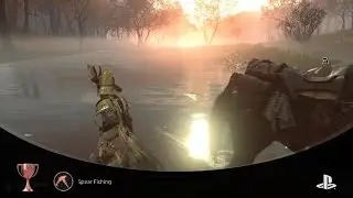 Ghost of Yōtei_Fish being Speard trophy