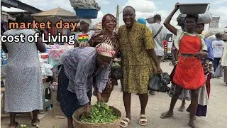 COST of Living In Ghana | Market Day with the Lady who drove from London to Nigeria