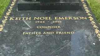 Grave of Keith Emerson of Emerson, Lake & Palmer