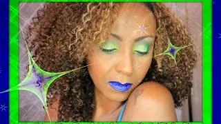 Green Glitter Eye Feat Violet Voss Glitter