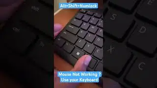 How to use a keyboard as a mouse #shorts #pc #computer #mouse #keyboard