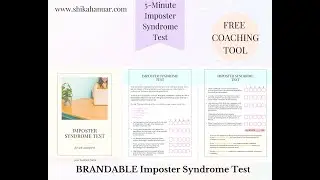 Free, BRANDABLE Imposter Syndrome Test to use as a lead magnet!