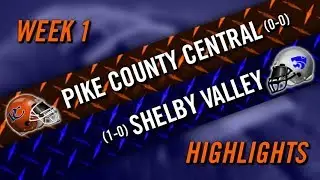 Pike County Central vs. Shelby Valley (2017 Pike County Bowl Highlights)