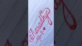 Aaradhya Name Art #shorts #youtube #youtubeshorts #ytshorts