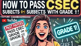 How to Pass 6+ CSEC Subjects with Grade 1 or 2! Study Tips & Exam Hacks 📚🔥 #csec #gcse #exam #viral