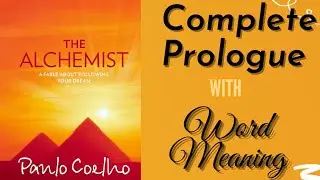 Complete Prologue of The Alchemist with Word Meaning