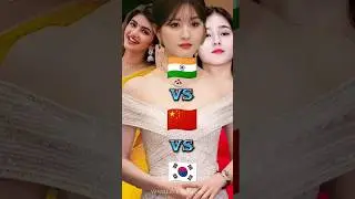 India vs China vs South Korea #shorts #viral #foryou #love