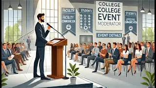 How to Be an Event Moderator #chandigarhuniversity #Vamsi_MLT