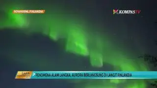 Langka, Aurora Berlangsung di Langit Finlandia