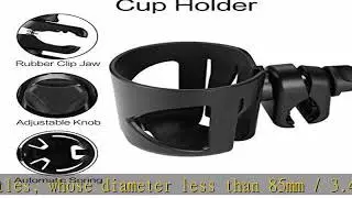 Universal Cup Holder by Accmor, Stroller Cup Holder, Bike Cup Holder, Large Caliber Designed Cup Ho