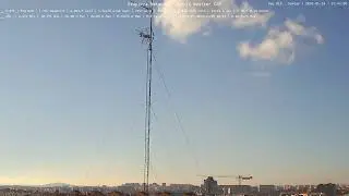 2026-01-18 Madrid South. Panoramic Weather time lapse