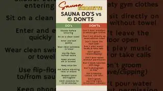 🔥 Gym Sauna MISTAKES You're Making (Bacteria Grows 262x Faster!) 🧖&zwj;♂️ Sauna Etiquette Rules #Sauna