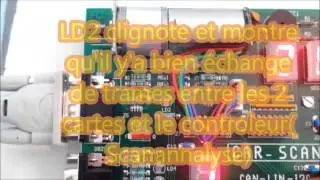 Application can Lin dans une simulation de voiture &eacute;lectrique