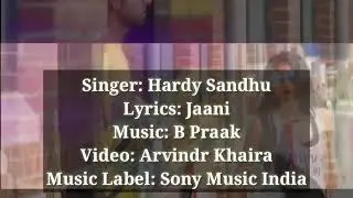 Backbone Lyrics | Hardy Sandhu ||Janni | B praak
