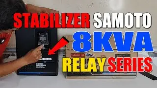 SAMOTO Digital Stabilizer Seri Relay 8KVA 1 Phase - Stavolt Samoto 8000VA Relay Series