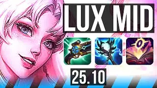 LUX vs VIKTOR (MID) | 9/1/12, Rank 6 Lux, Legendary | KR Grandmaster | 25.10