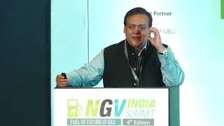 Karan Bhatia, Managing Director, Luxfer Uttam India speaking at NGV India Summit 2019