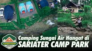 Camping di Pinggir Sungai Air Hangat?! Sariater Campervan Park + GRATIS Kolam Air Panas!