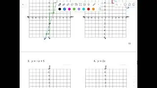 Unit 5 Notes 25-26: Graphing Linear Equations, pgs. 10-11