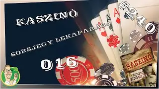 #240 KASZINÓ 016 SORSJEGY LEKAPARÁSA