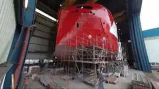 Timelapse building of mv Kroonborg