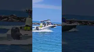 Boat Speeding Out to the Gulf of America