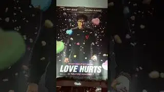 Love Hurts Billboard on the Sunset Strip