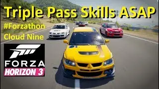 Triple Pass Skill ASAP #Forzathon Cloud Nine