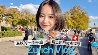 苏黎世Vlog 🦢🇨🇭 一起去湖边散步吧