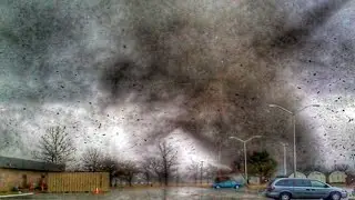 🚨 ERMONT ! les images impressionnantes de la Tornade qui a touch&eacute; la ville !