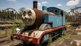 Impossible Crazy Discovery: Thomas the Tank Engine Abandoned in Theme Park for Years Fully Restored!