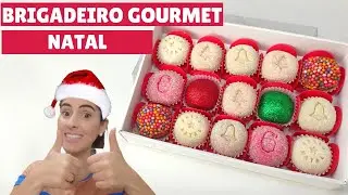 Brigadeiro Gourmet Leite Ninho NATAL | Sucesso de vendas!